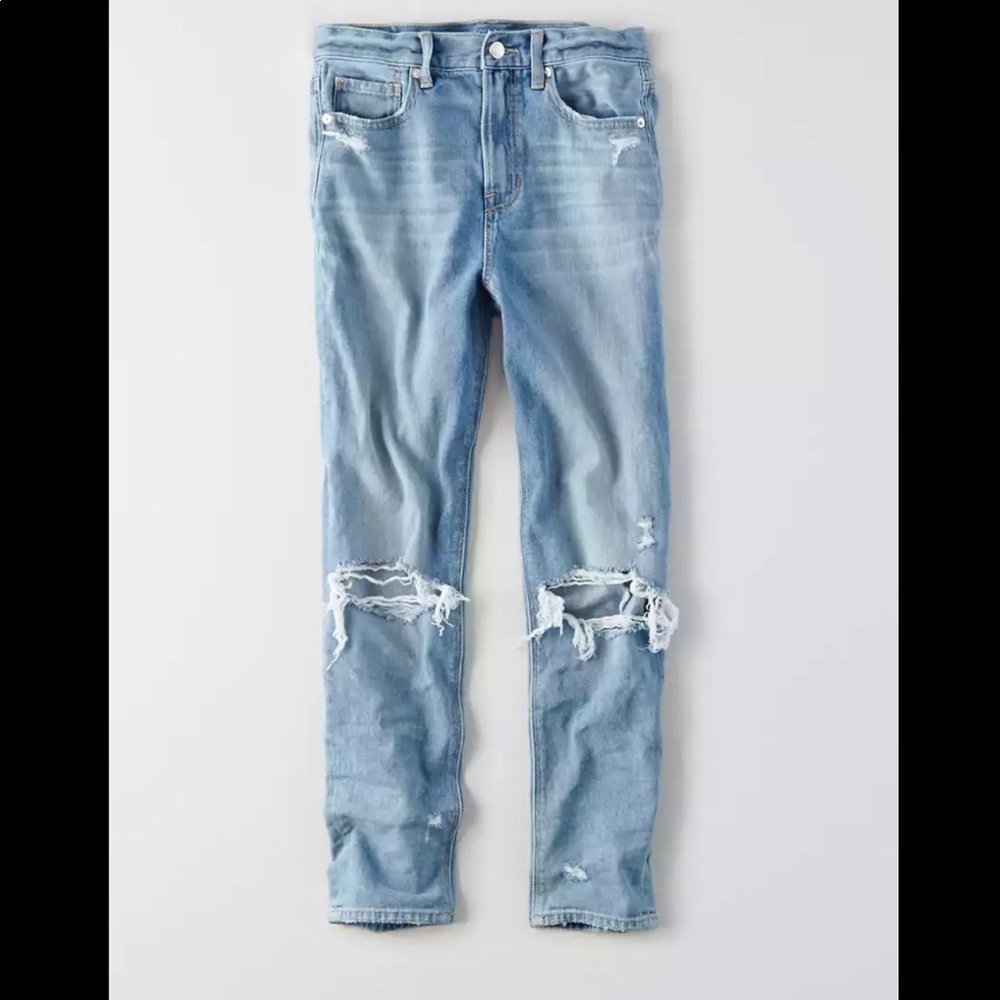 American Eagle Mom Jean Ripped